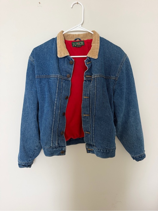 J. Crew Jackets & Blazers - Vintage J. Crew Denim Jacket with Corduroy Collar